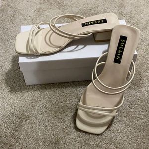 strappy block heel sandals